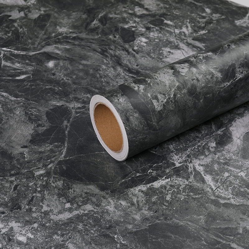 Transfronteriza Amazon autoadhesivo papel pintado de mármol impermeable y a prueba de aceite decoración de la cocina renovación pegatinas muebles película protectora