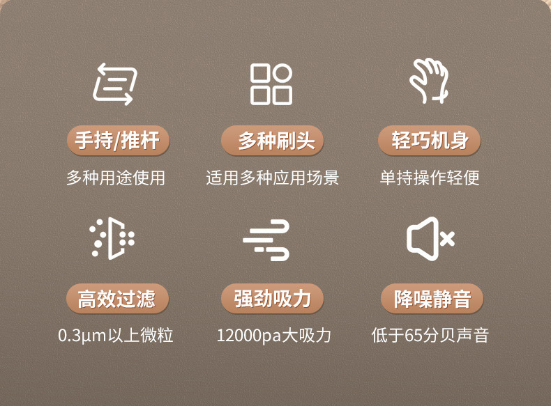 Cross-border new wireless car vacuum cleaner household rechargeable high-power portable handheld car vacuum cleaner
