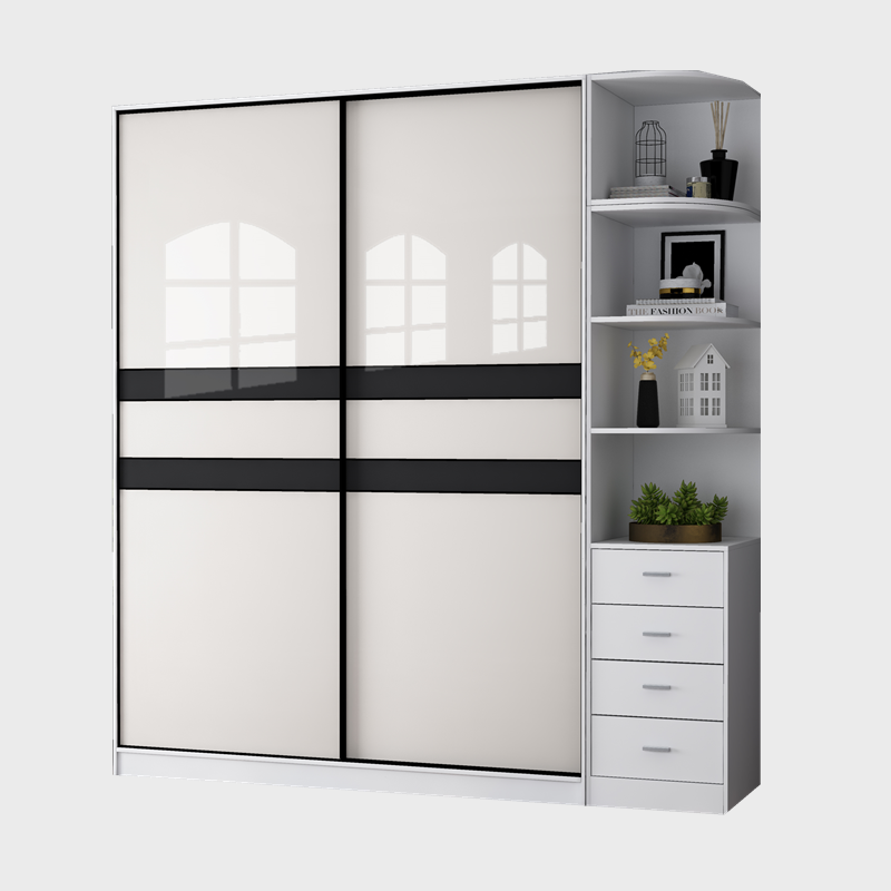 W6 Highlight Wardrobe Gate Customized Home Beds Pushing Door Moving Gate Molescase Gate Customize Simple Western Qi -resistant and wear -resistant