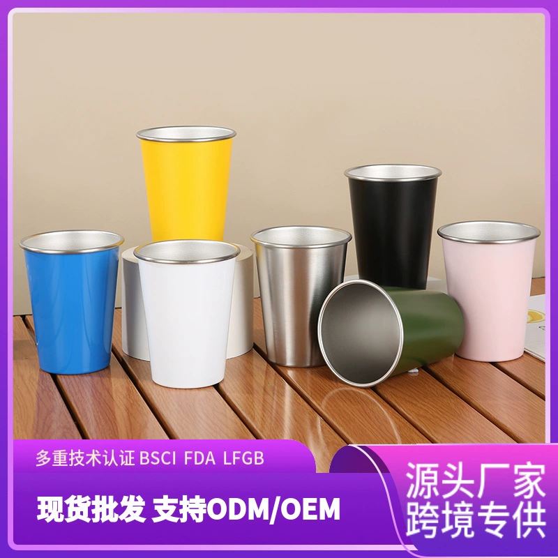 Xiaomi's же нержавеющая сталь 304, чашка в стиле кемпинга, дорожная портативная чашка для кофе, пива, кемпинговый стиль, чашка для воды, набор устойчивых к падению чашек