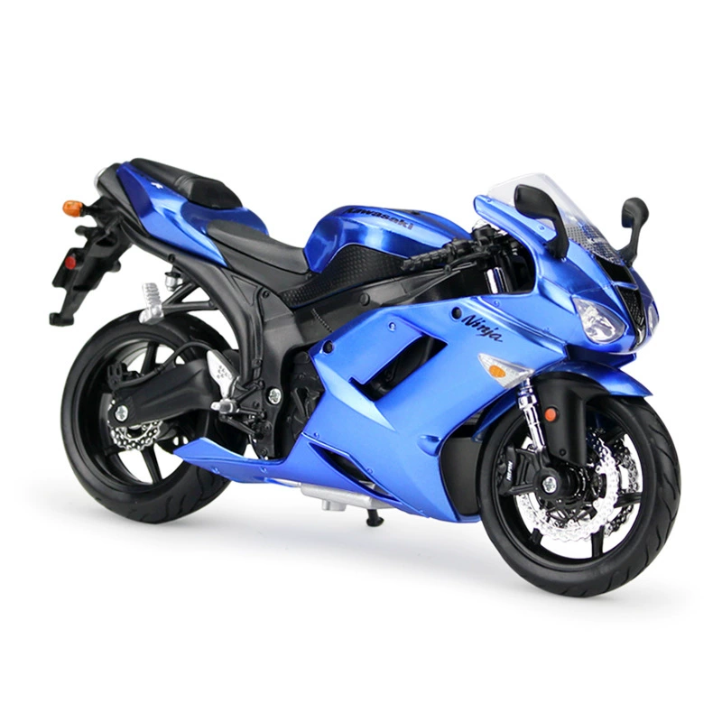 Mikchi Tu 1:12 Kawasaki Ninja ZX6R highway motorcycle simulation model