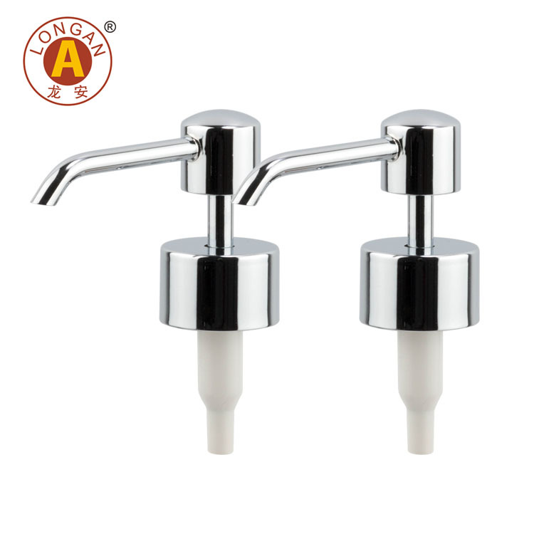 工厂供应铜T37金属泵头24/28牙电镀泵头喷头 挂件液瓶泵头喷头