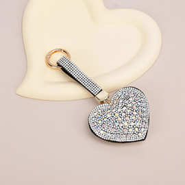 满钻爱心钥匙扣创意个性钥匙挂件ins包包挂饰钥匙潮流钥匙链