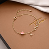 Small design advanced bracelet for beloved, accessory, light luxury style, high-quality style, wholesale