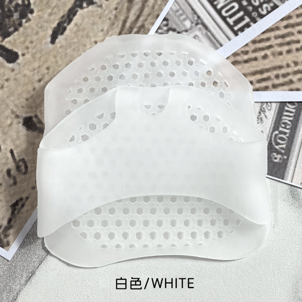 Factory direct honeycomb cover type forefoot pad anti-pain insoles women's foot protection non-slip super soft honeycomb forefoot pad shoes half pad
