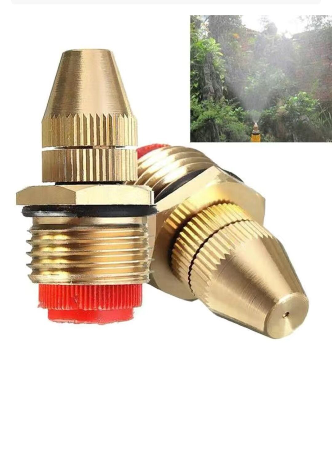 全铜黄铜假山喷头 4分离心可调喷头园艺 灌溉 降温 除尘雾化喷头