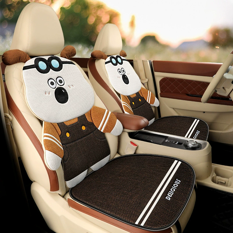 Автомобильная подушка осень-зима новый милый мультяшный женский привратник