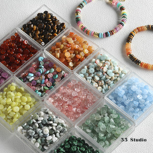 �W��С��6*2mm��Ȼ��P���Ƭɢ������朴���diy�����������
