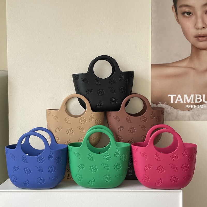 2026 New Eva Bag, Portable Miscellaneous Bag, Lightweight Beach Waterproof Large-Capacity Handbag, Fashionable Vegetable Basket Bag