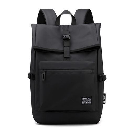 New simple backpack, men's casual travel bag, computer backpack, lightweight college student bag, drop shipping