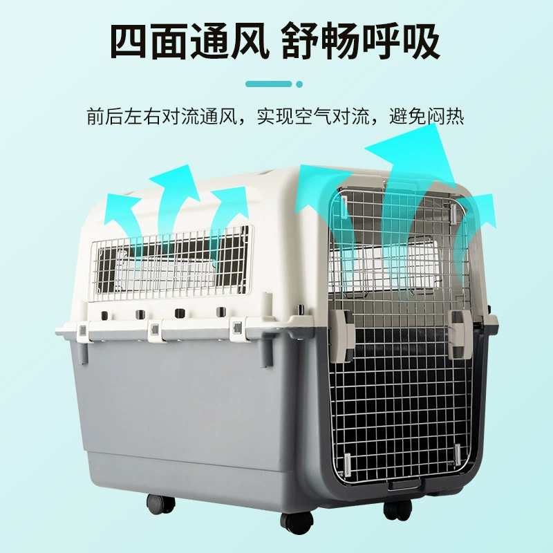 Авиационная коробка для животных Air China, переноска для золотистого ретривера, большая собака/кошка, коробка-переноска для собак, авиаконсигнация