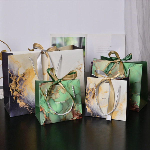 Marble fashionable linen bag