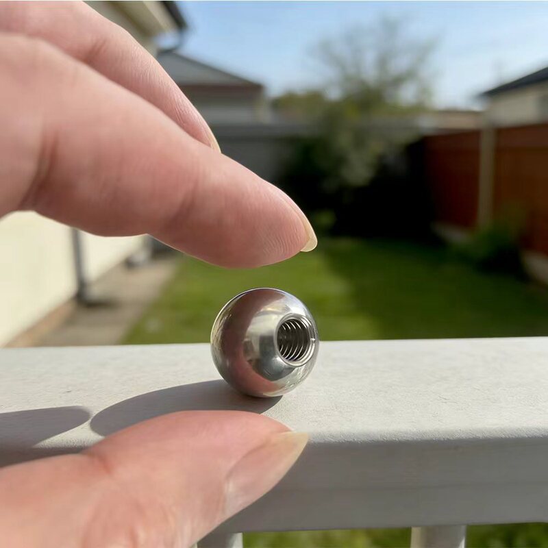 Stainless Steel Ball 1/4-20 American Standard Thread 17mm Solid Polished Steel Ball Threaded Perforated Ball Head in Stock