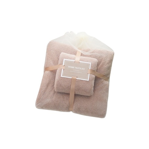 Wholesale Towel Bath Towel Mother and Child Set Thickened Absorbent Coral Fleece Set Handicraft Gift Facial Cleaning Towel 