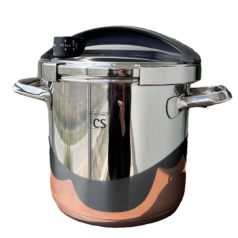 Alemania CS304 caldera a presión de acero inoxidable horno electromagnético de gas doméstico general 5.5L