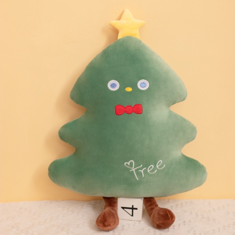 INS クリスマス装飾枕クリスマスツリー人形ソファリビングルームクッションベッド枕ジンジャーブレッドマンヘラジカ|undefined