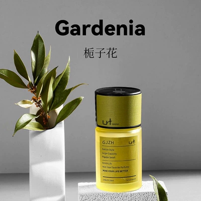 High-End Car Fragrance Ornaments Wholesale 2026 New Trendy Popular Fragrance Long-Lasting Light Perfume Deodorizer Odor Remover (Car Perfume Aromatherapy) - gardenia