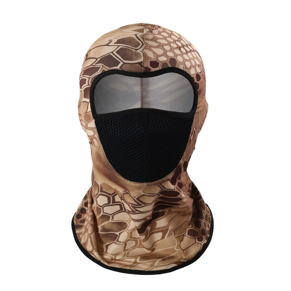 Travel scarf, windproof sports silk mask, sun protection, with neck protection