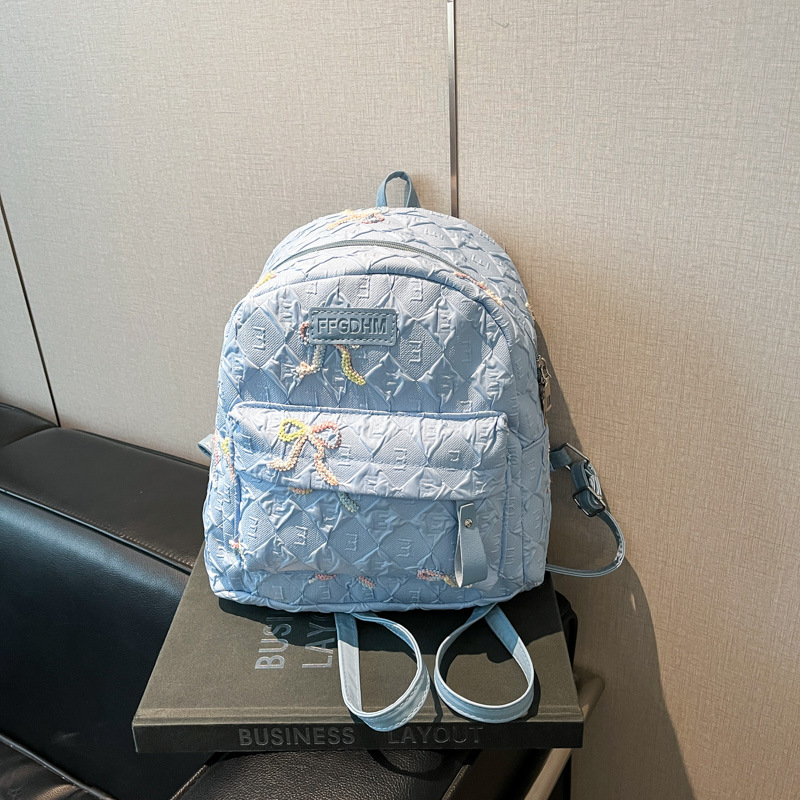 2025 mochila escolar de verano, niña de secundaria, mochila pequeña, niña de viaje, estudiante universitario, mochila de celebridades de Internet, salvaje coreano