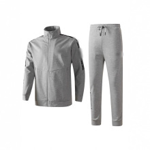 2025新款秋冬男士休闲运动套装时尚立领N家卫衣外套长裤两件套