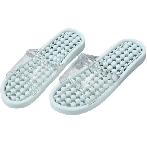 Bathroom bathing slippers non-slip summer household clogs quick-drying massage hollow indoor household loophole sandals