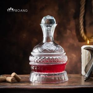 회전 Decanter 레드 와인 가정 세트 하이 엔드 퀵 디스펠링 와인 타이 포트 고급 센스 쉐이킹 크리스탈 와인 병