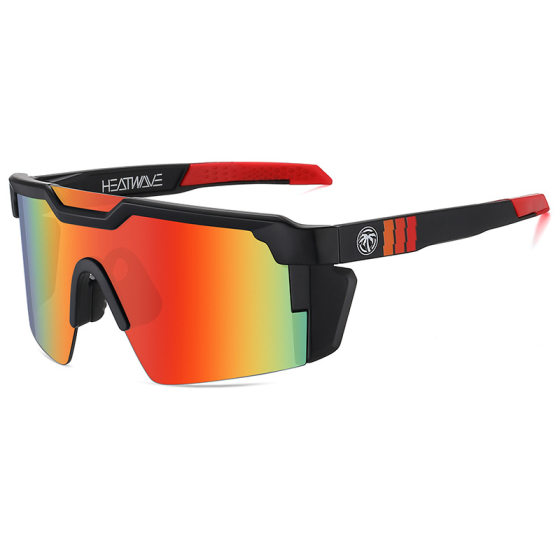 heat wave cross-border hot cycling pilot goggles high quality real film outdoor sports sunglasses