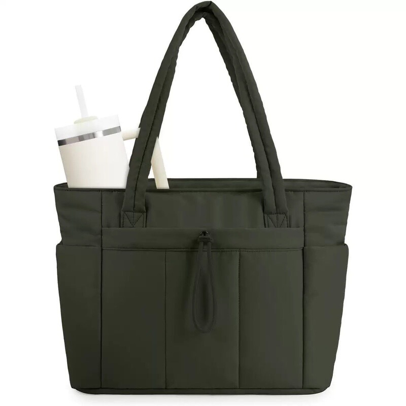 TEMU fashion quilted tote bag, large capacity women's multi-compartment laptop bag, ladies' handbag and shoulder bag TEMU fashion quilted tote bag, large capacity women's multi-compartment laptop bag, ladies' handbag and shoulder bag