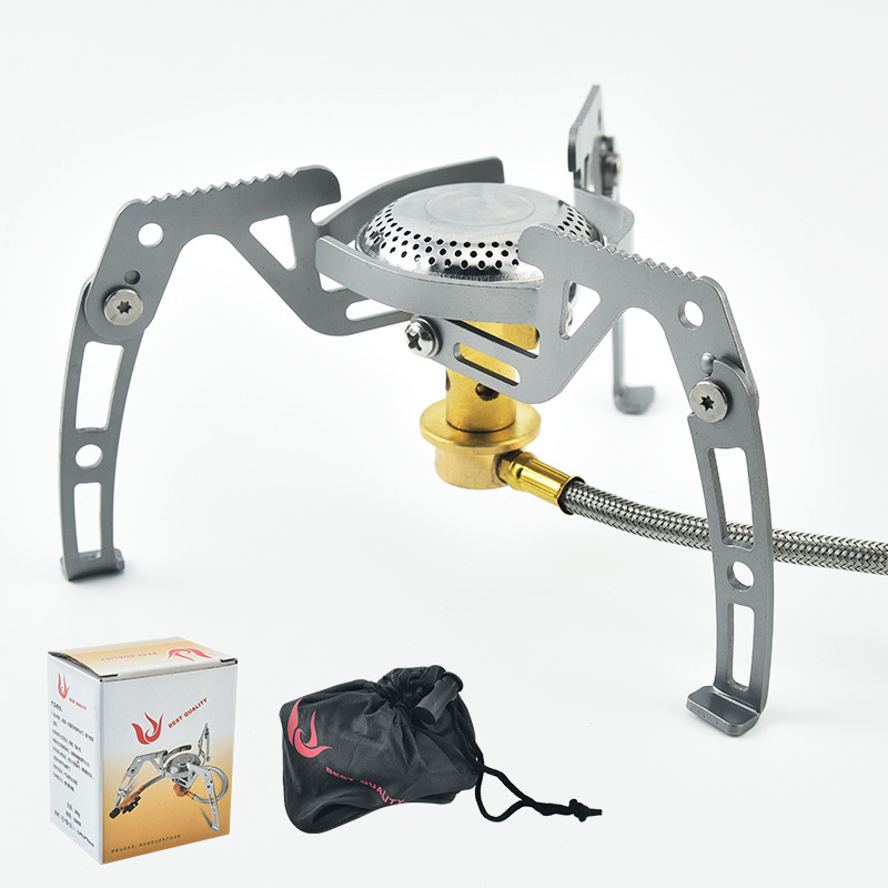 便攜迷妳爐 亞馬遜氣爐 登山爐戶外野營套裝爐頭露營便攜式燃氣爐