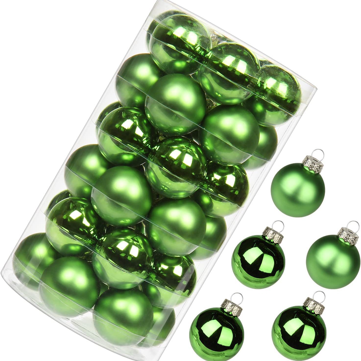 Amazon E-commerce exclusivo para 30 Navidad bola de plástico decoración fiesta hotel atmósfera set de bola de decoración