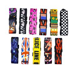 Folk classical polyester guitar strap ethnic style widened shoulder strap electric guitar bass printed strap instrument accessories