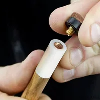 10-13 кий с маленькой головкой и большой головкой, длинный наконечник с винтом, кожаный наконечник, бильярдный кий, настольный кий, наконечник для пистолета, ремонт кия