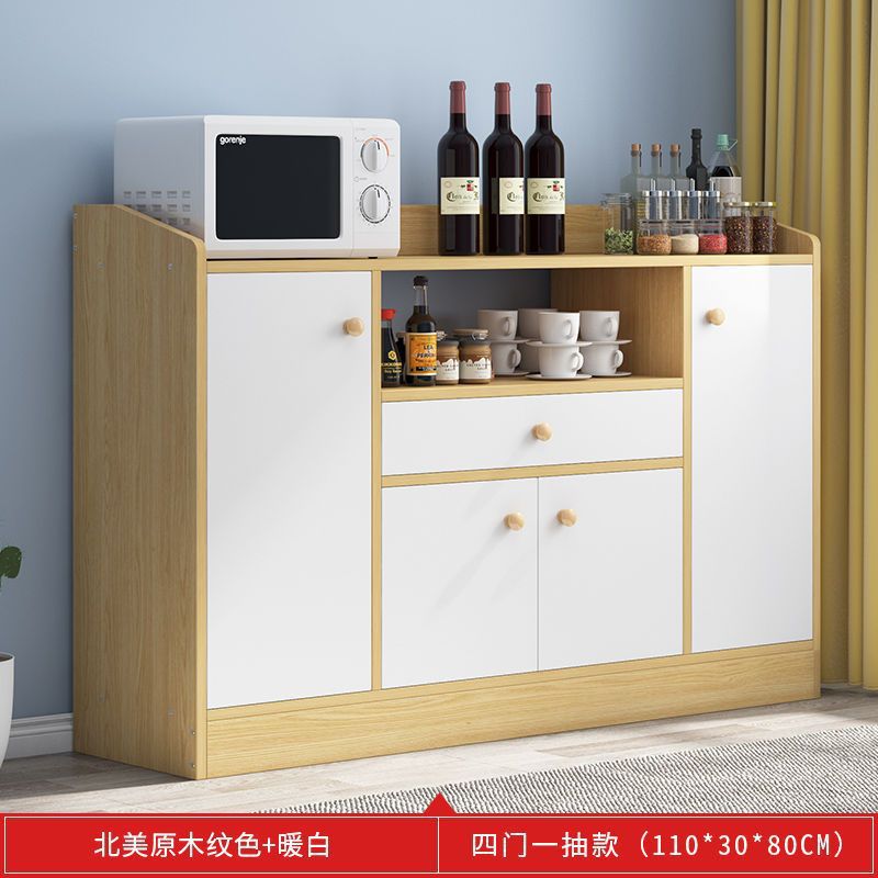 Fábrica directa de comedor armario de vinos armario de platos de cocina doméstica moderna simple cocina tablero de té sala de estar contra la pared microondas