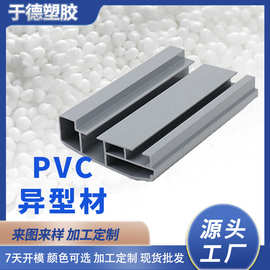 ABS/PVC挤出异型材开模定制 塑料挤压工厂冷顶建筑型材PC塑料型材