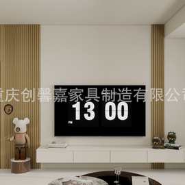 创馨嘉全屋设计一门到顶衣柜电视柜橱柜书柜 可持续家居 ins风装