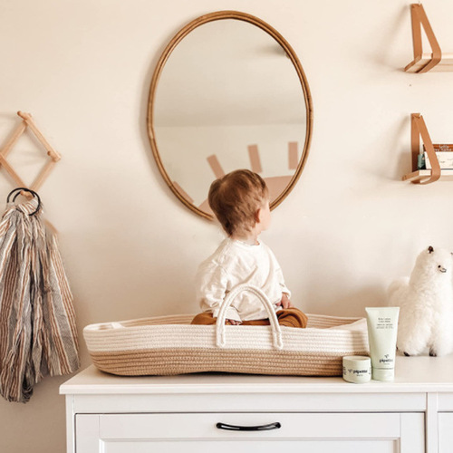 ins new pure cotton portable baby basket portable baby basket creative baby crib