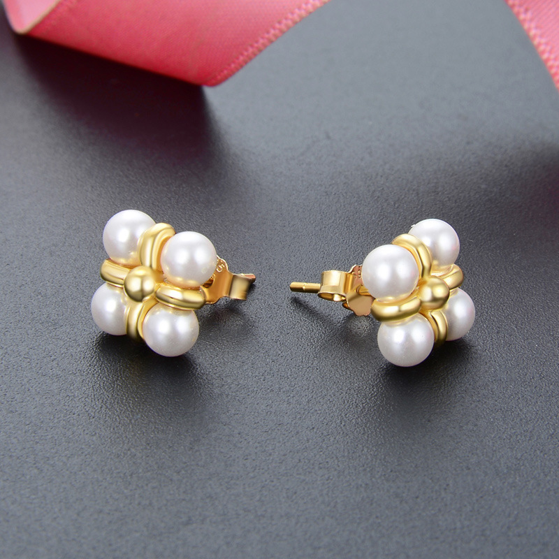 S925 pendientes de plata esterlina estilo europeo y americano estilo de diseño minimalista estilo k nicho de diseño dorado moda pendientes al por mayor