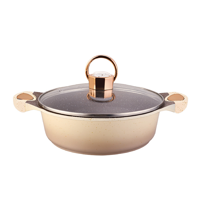 9 piezas de cocina antiadherente set de cocina set de granito fondo de mármol