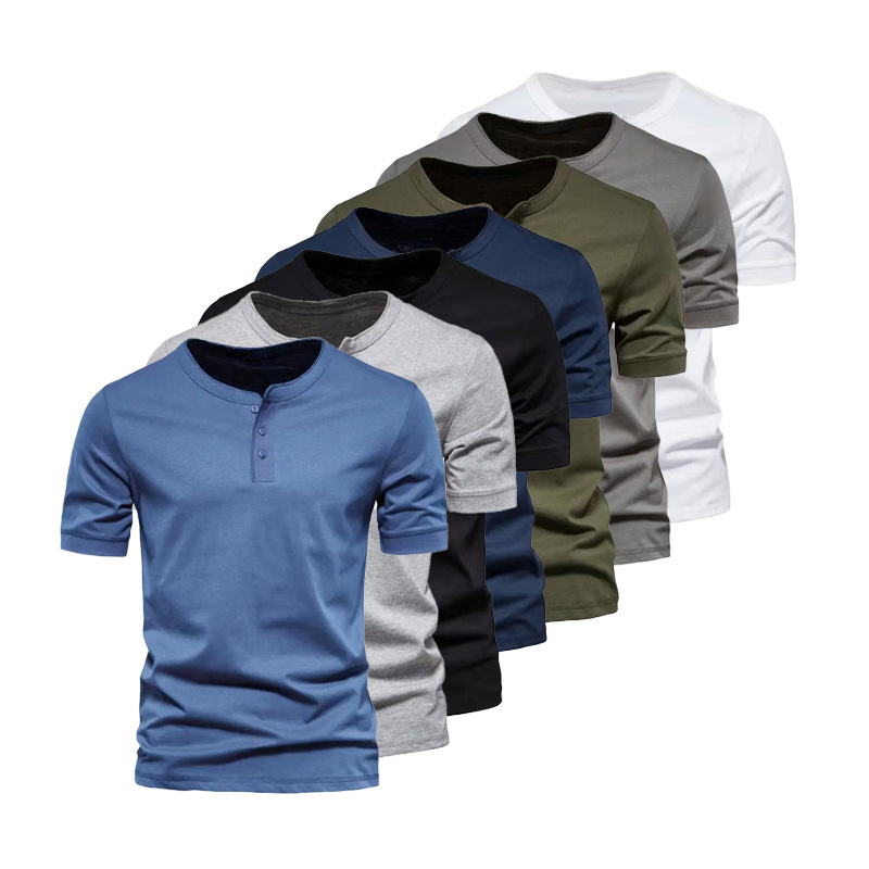 Men's Solid Color T-shirt Men's Clothing display picture 1