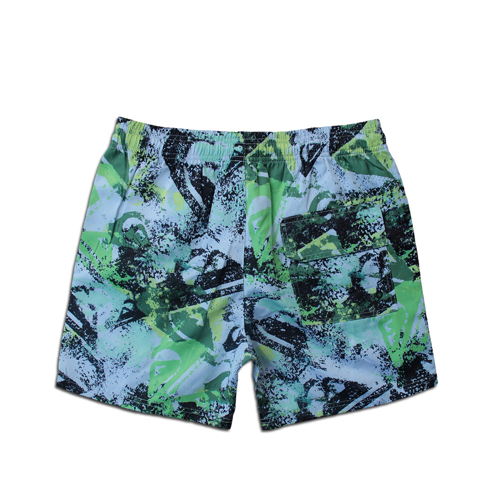 Quick Drying Men's Swim Trunks Casual Beach Shorts With Mesh Lining_voghion.com
