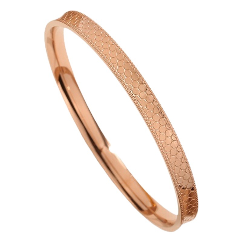 Las nuevas mujeres de la escala del Dragón pulsera de acero de titanio chapado en oro mismo estilo rojo libro escala del Dragón pulsera de lunares para las mujeres