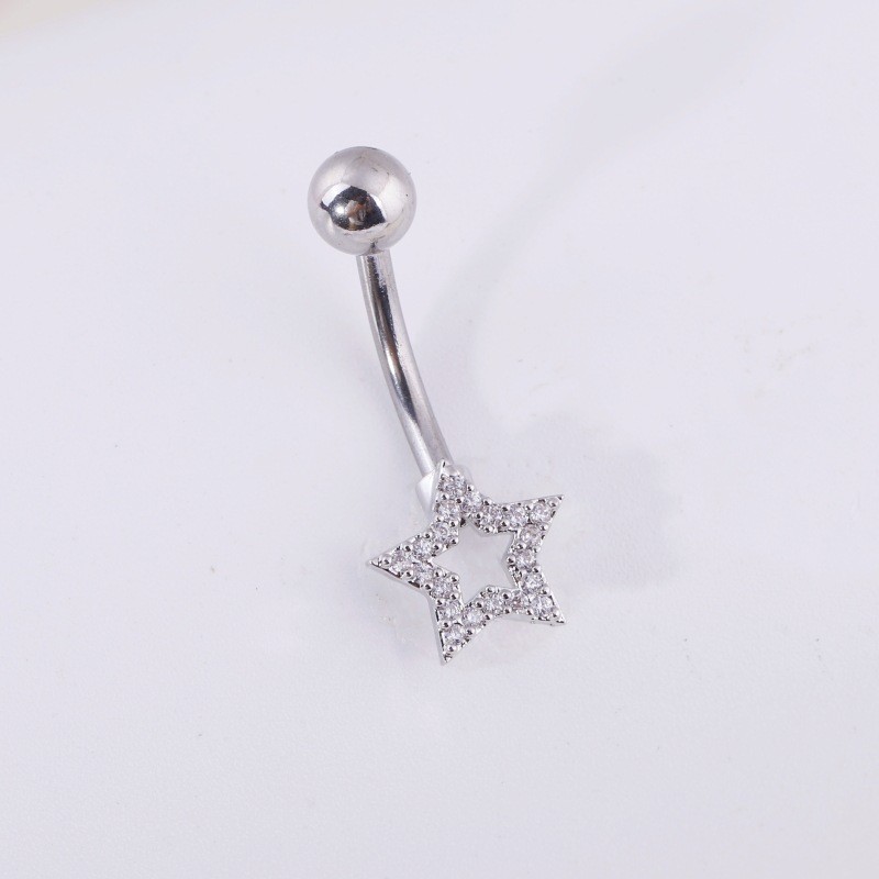 Labret piercing jewelry detail image