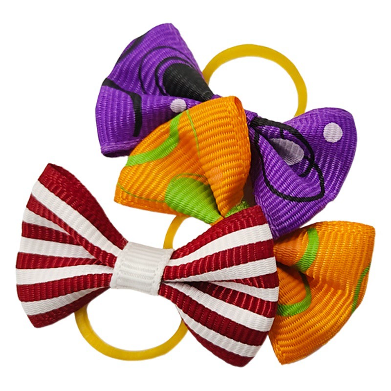 Горячая распродажа домашнее животное лук голова цветок собака головной убор резинкой аксессуары для домашних животных в наличии оптом