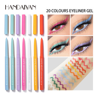 �羳���R�d����HANDAIYAN 20ɫ��↡���ˮ����Ⱦ�ǿ��۾��z�P