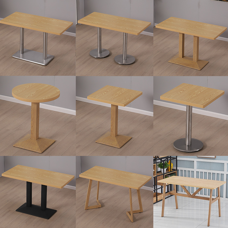 Commercial Breakfast Snack Fast Food Restaurant Tables and Chairs Set for Dining, Commercial Coffee Shop Restaurant