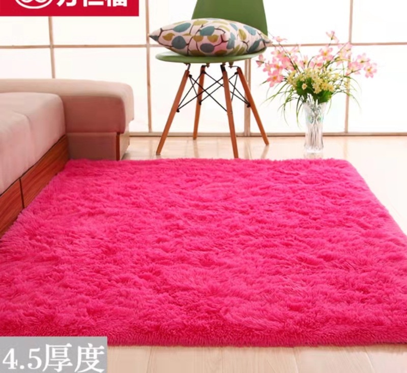 シンプルで厚いじゅうたんの寝室のベッドの上でかわいい少女の部屋はソファーのお茶のいくつかの客間の窓の毛布のマットを敷きます。|undefined