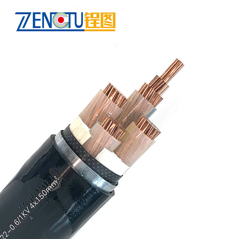Five-core Low Voltage Power Cable ZR (ABC) NH-YJV22 3x6+2 10 25 35 50 70 95