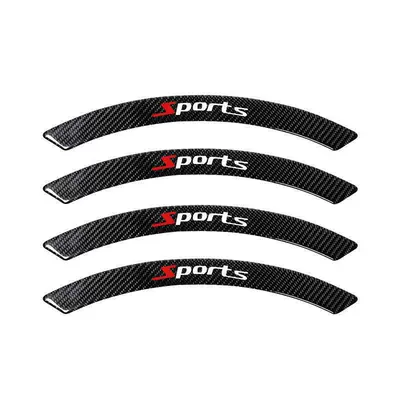 body protection strips, Qapı və bamper qoruyucu zolaqlar - srorts-carbon-fiber-wheel-arches-4-piece-set-unpackaged