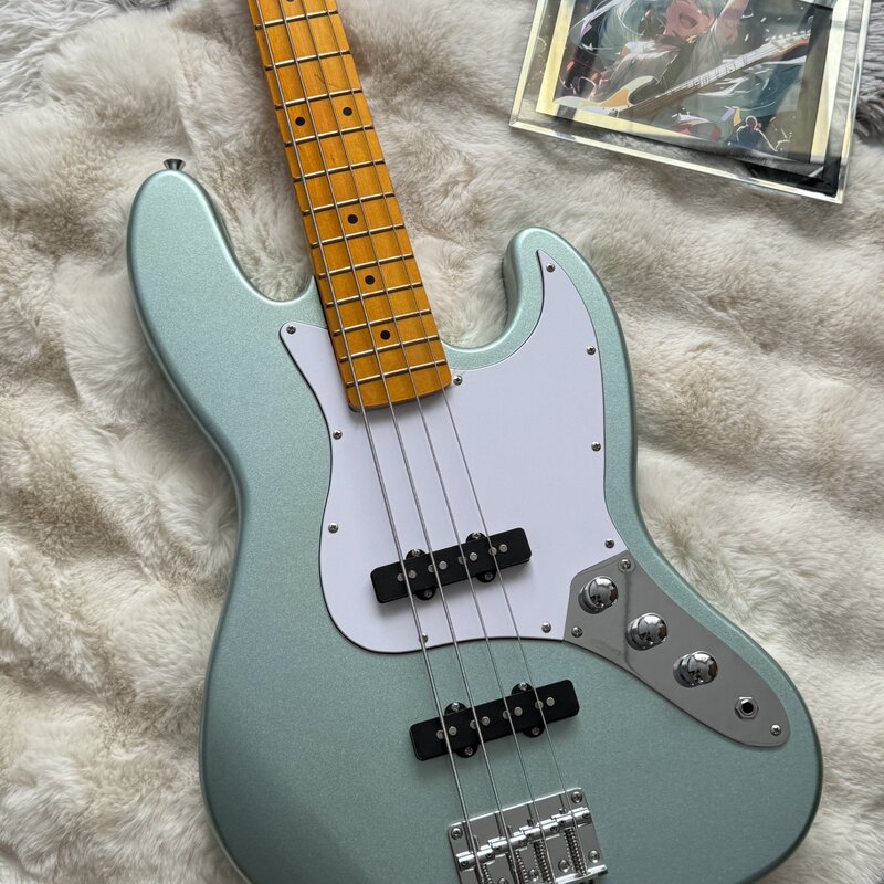 Classical Bass Four-String Five-String J-Type Maple Fingerboard Cross-Border Factory Direct Sale Bass Rock Electric Bass Classical Bass Four-String Five-String J-Type Maple Fingerboard Cross-Border Factory Direct Sale Bass Rock Electric Bass