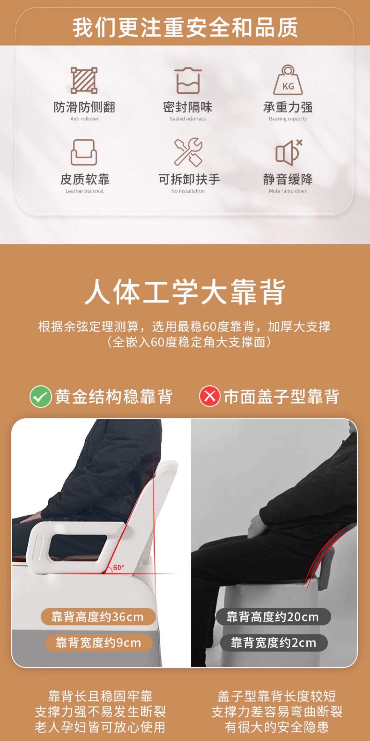Cross-Border New Model Folding Toilet Car-Mounted Emergency Camping Toilet Stool Adult Portable Anti-Odor Outdoor Rv Toilet
